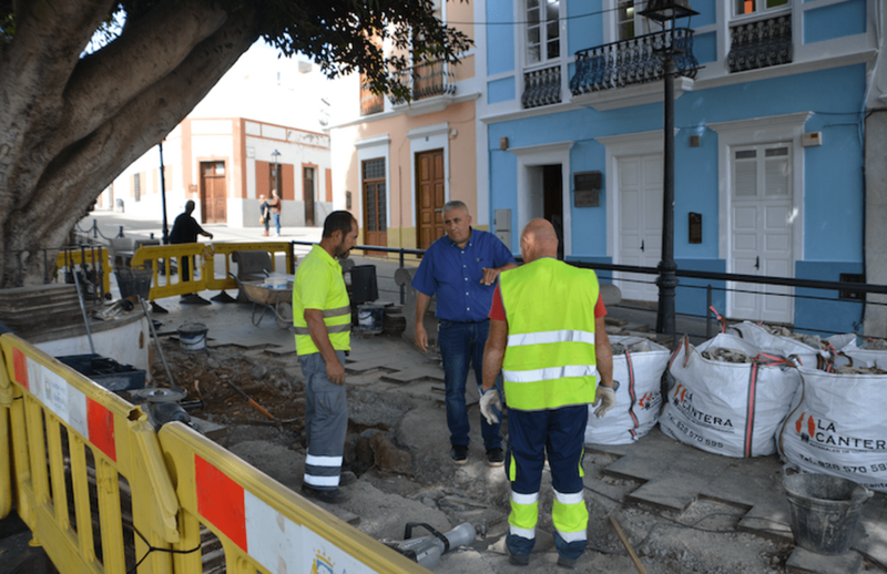 Imagen de los trabajos (Foto TA)